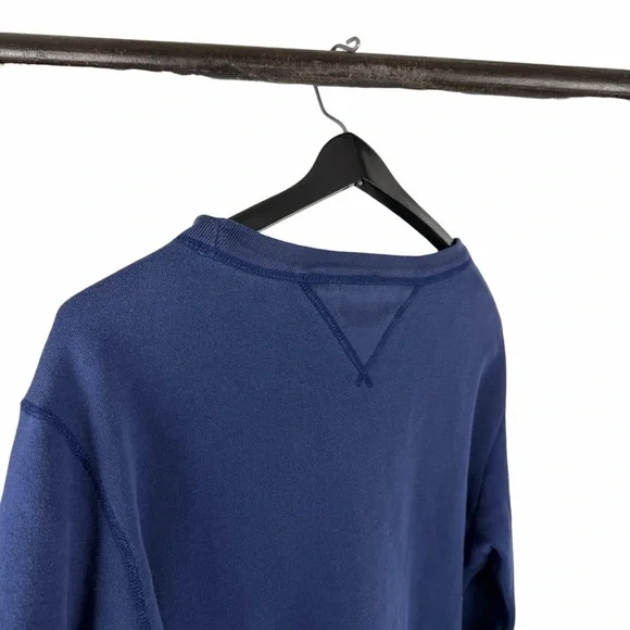 Mens 2000s Polo Ralph Lauren Arch Logo Spellout Pullover Sweatshirt Size M - Picture 8 of 9